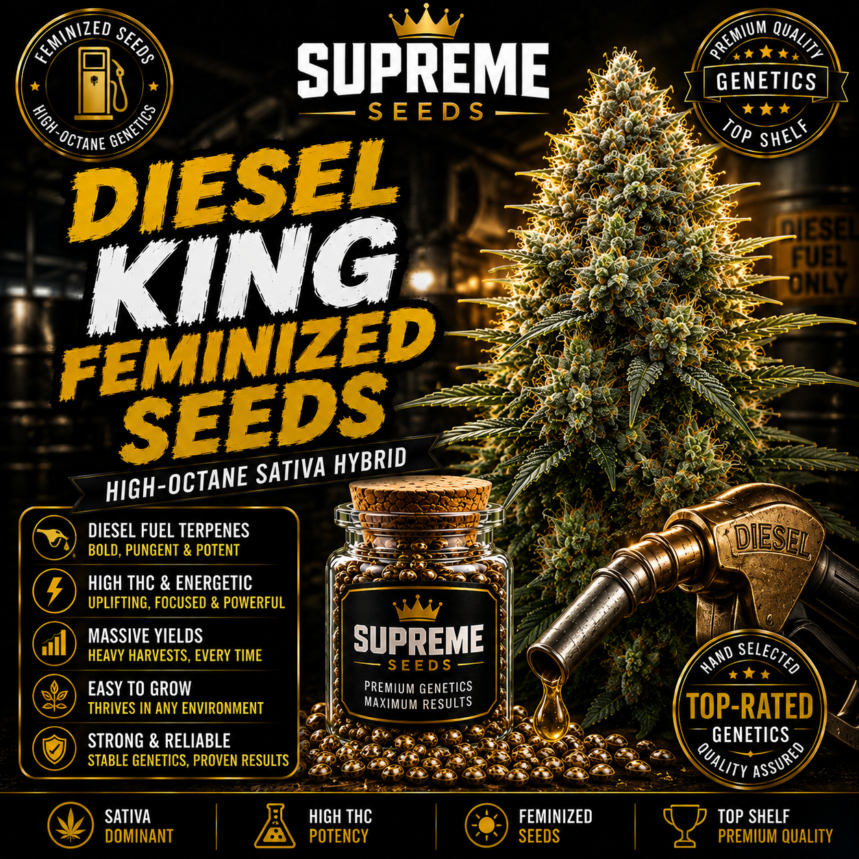 Diesel King Feminized Seeds