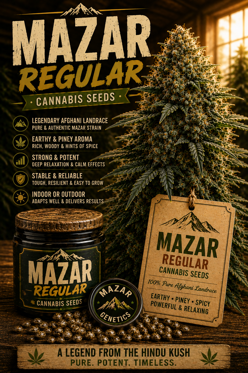 Mazar Regular Cannabis Seeds