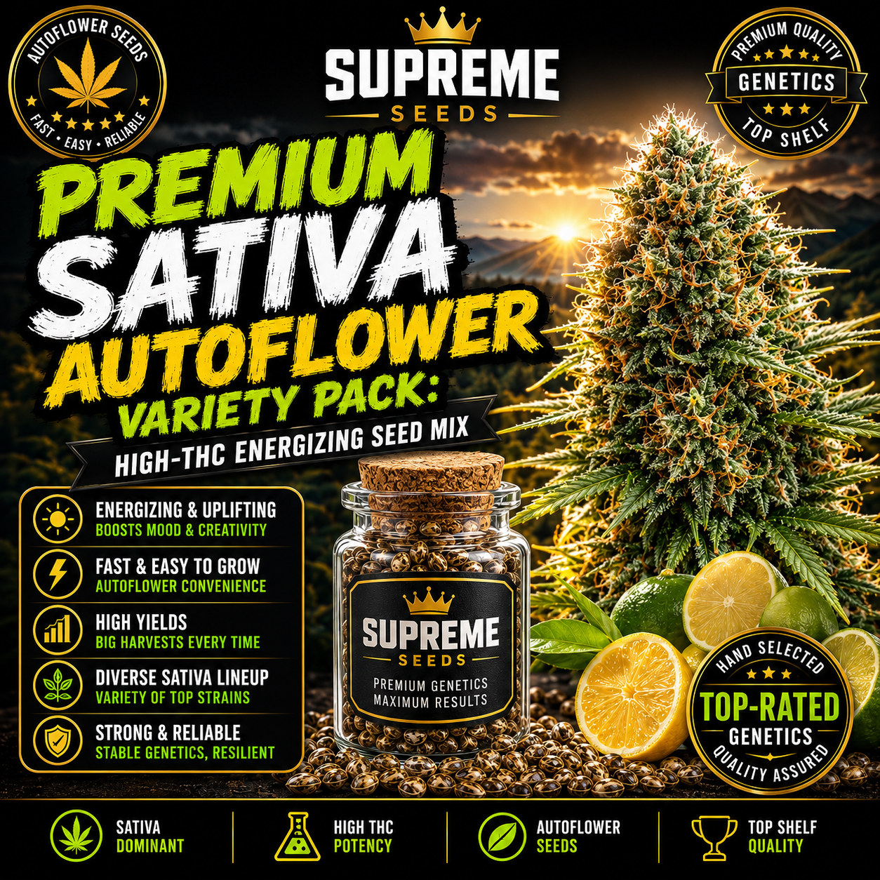 Premium Sativa Autoflower Variety Pack